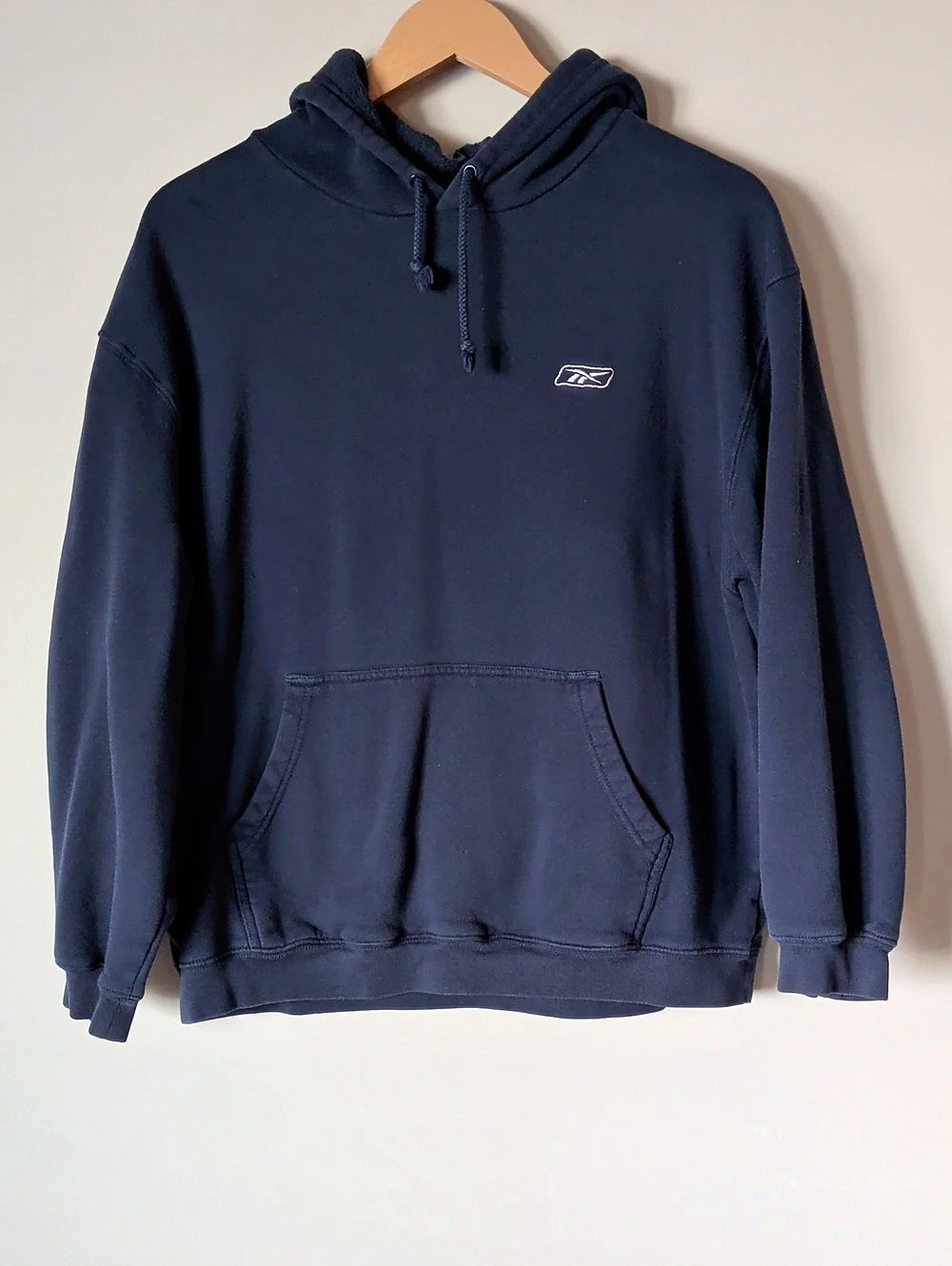 Vintage 90s Reebok Men's Cotton Blend Pullover Hoodie Size XL